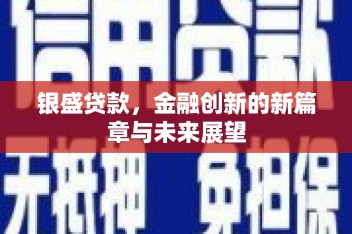 中原银盛贷款，金融创新的新篇章与未来展望