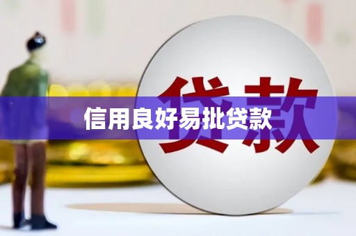 中原信用良好易批贷款