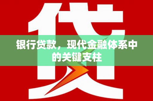 中原银行贷款，现代金融体系中的关键支柱