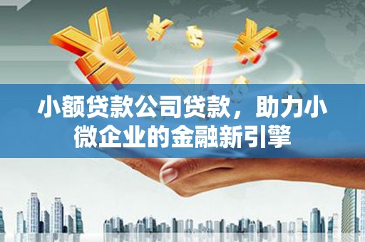 中原小额贷款公司贷款，助力小微企业的金融新引擎