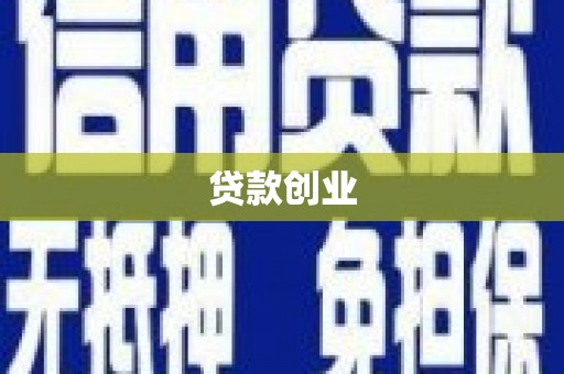 中原贷款创业