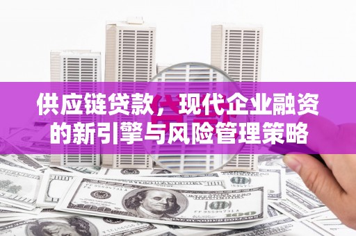 中原供应链贷款，现代企业融资的新引擎与风险管理策略
