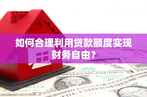 中原如何合理利用贷款额度实现财务自由？