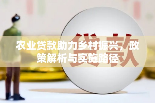 中原农业贷款助力乡村振兴，政策解析与实施路径