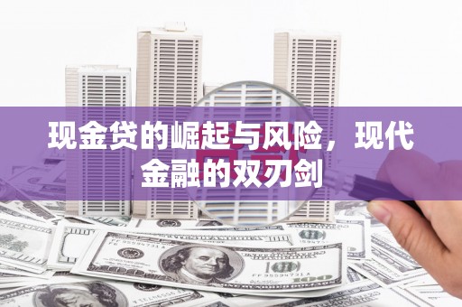 中原现金贷的崛起与风险，现代金融的双刃剑
