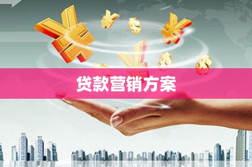 中原贷款营销方案