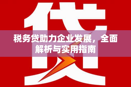 中原税务贷助力企业发展，全面解析与实用指南