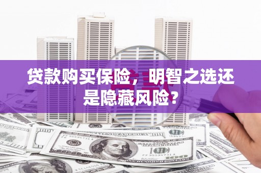 中原贷款购买保险，明智之选还是隐藏风险？