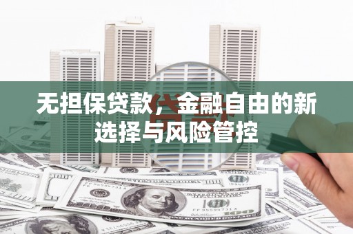 中原无担保贷款，金融自由的新选择与风险管控