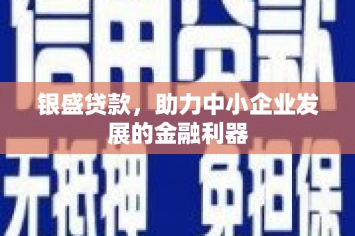 中原银盛贷款，助力中小企业发展的金融利器