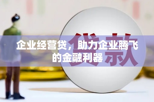中原企业经营贷，助力企业腾飞的金融利器