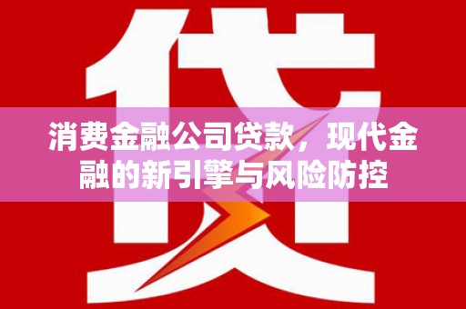 中原消费金融公司贷款，现代金融的新引擎与风险防控