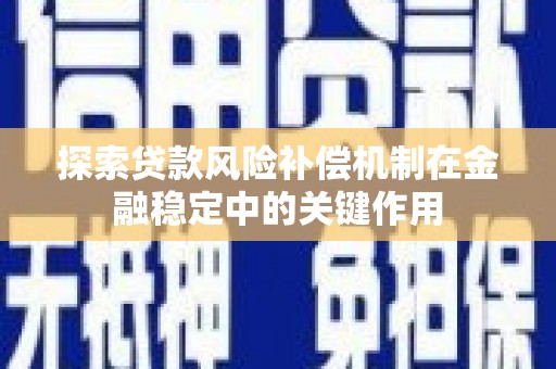 中原探索贷款风险补偿机制在金融稳定中的关键作用