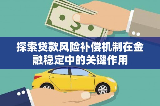 中原探索贷款风险补偿机制在金融稳定中的关键作用
