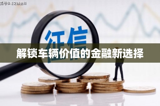 中原解锁车辆价值的金融新选择