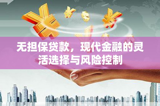中原无担保贷款，现代金融的灵活选择与风险控制