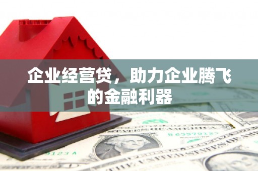 中原企业经营贷，助力企业腾飞的金融利器