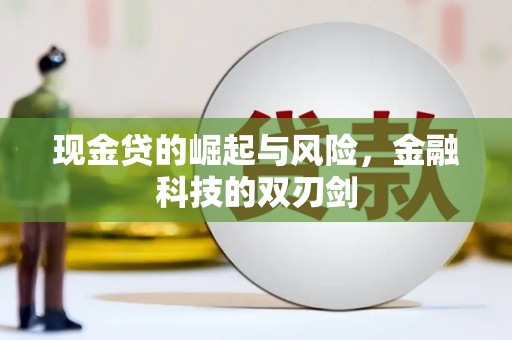 中原现金贷的崛起与风险，金融科技的双刃剑