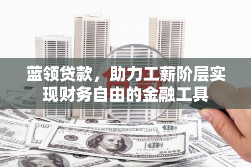 中原蓝领贷款，助力工薪阶层实现财务自由的金融工具