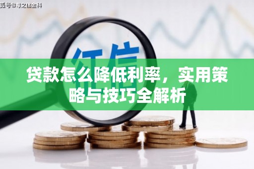 中原贷款怎么降低利率，实用策略与技巧全解析