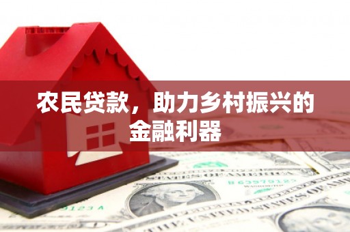 中原农民贷款，助力乡村振兴的金融利器