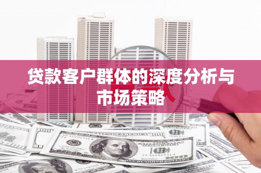 中原贷款客户群体的深度分析与市场策略
