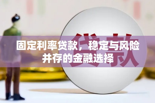 中原固定利率贷款，稳定与风险并存的金融选择