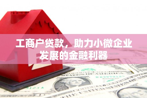 中原工商户贷款，助力小微企业发展的金融利器