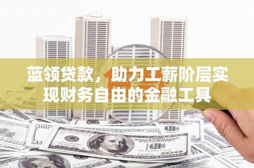 中原蓝领贷款，助力工薪阶层实现财务自由的金融工具