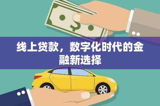中原线上贷款，数字化时代的金融新选择
