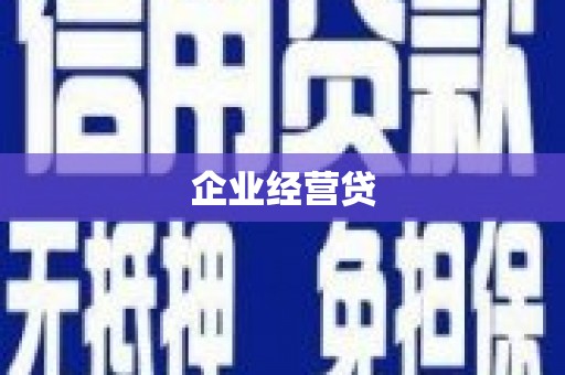 中原企业经营贷