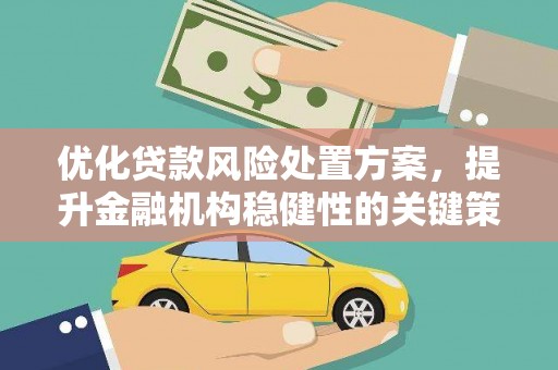 中原优化贷款风险处置方案，提升金融机构稳健性的关键策略