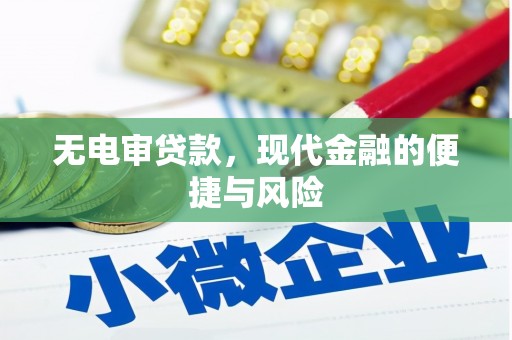 中原无电审贷款，现代金融的便捷与风险