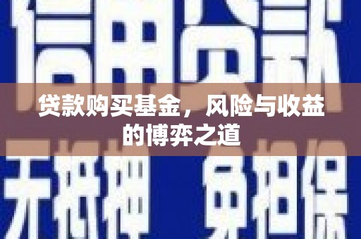 中原贷款购买基金，风险与收益的博弈之道