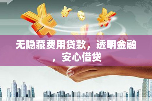 中原无隐藏费用贷款，透明金融，安心借贷