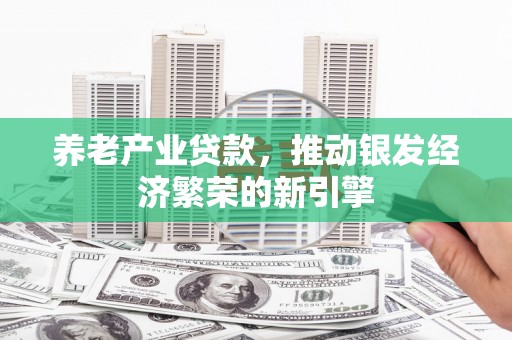 中原养老产业贷款，推动银发经济繁荣的新引擎