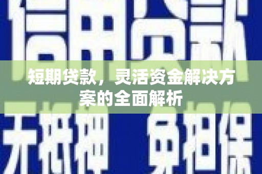 中原短期贷款，灵活资金解决方案的全面解析