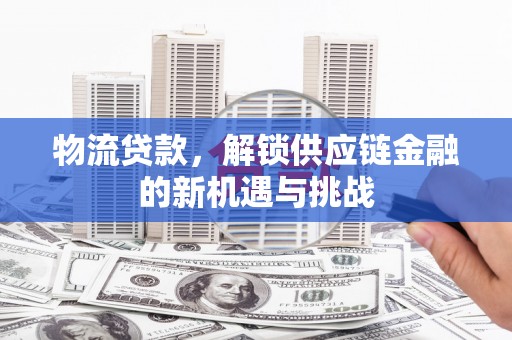 中原物流贷款，解锁供应链金融的新机遇与挑战
