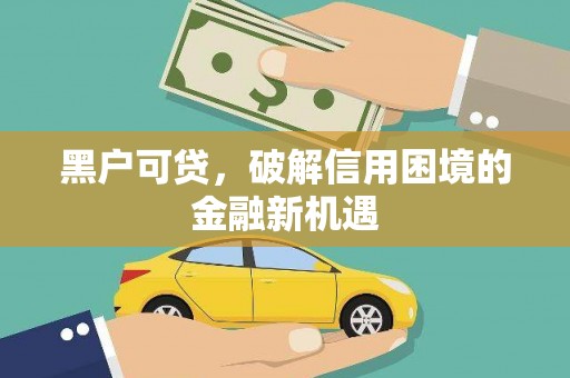中原黑户可贷，破解信用困境的金融新机遇