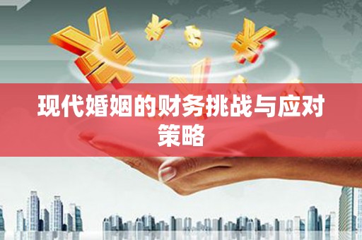 中原现代婚姻的财务挑战与应对策略