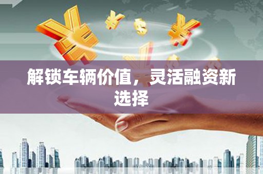 中原解锁车辆价值，灵活融资新选择