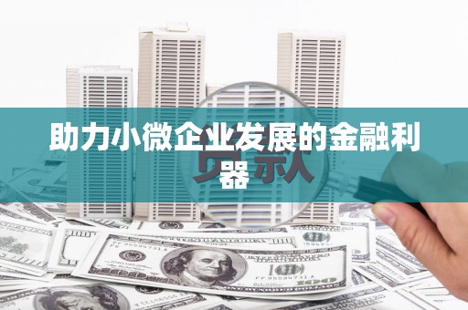 中原助力小微企业发展的金融利器