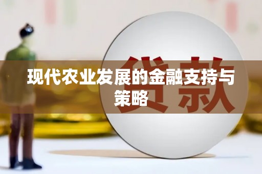 中原现代农业发展的金融支持与策略