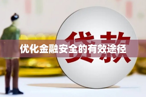 中原优化金融安全的有效途径